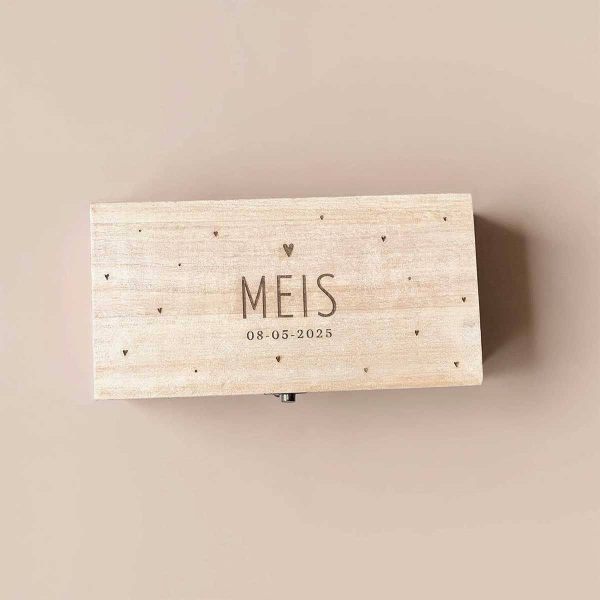 Gepersonaliseerd doosje - Puntjes pret